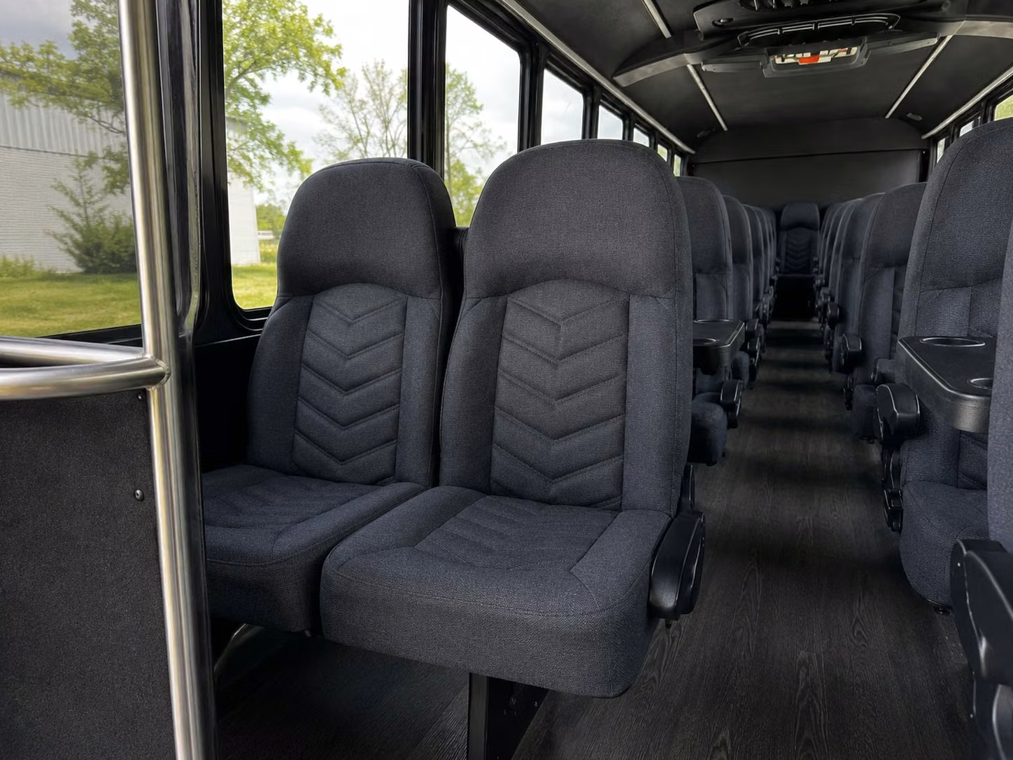 15 passenger minibus interior