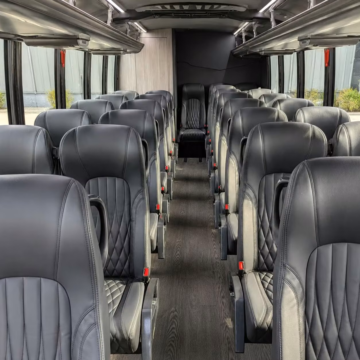 25 passenger minibus interior
