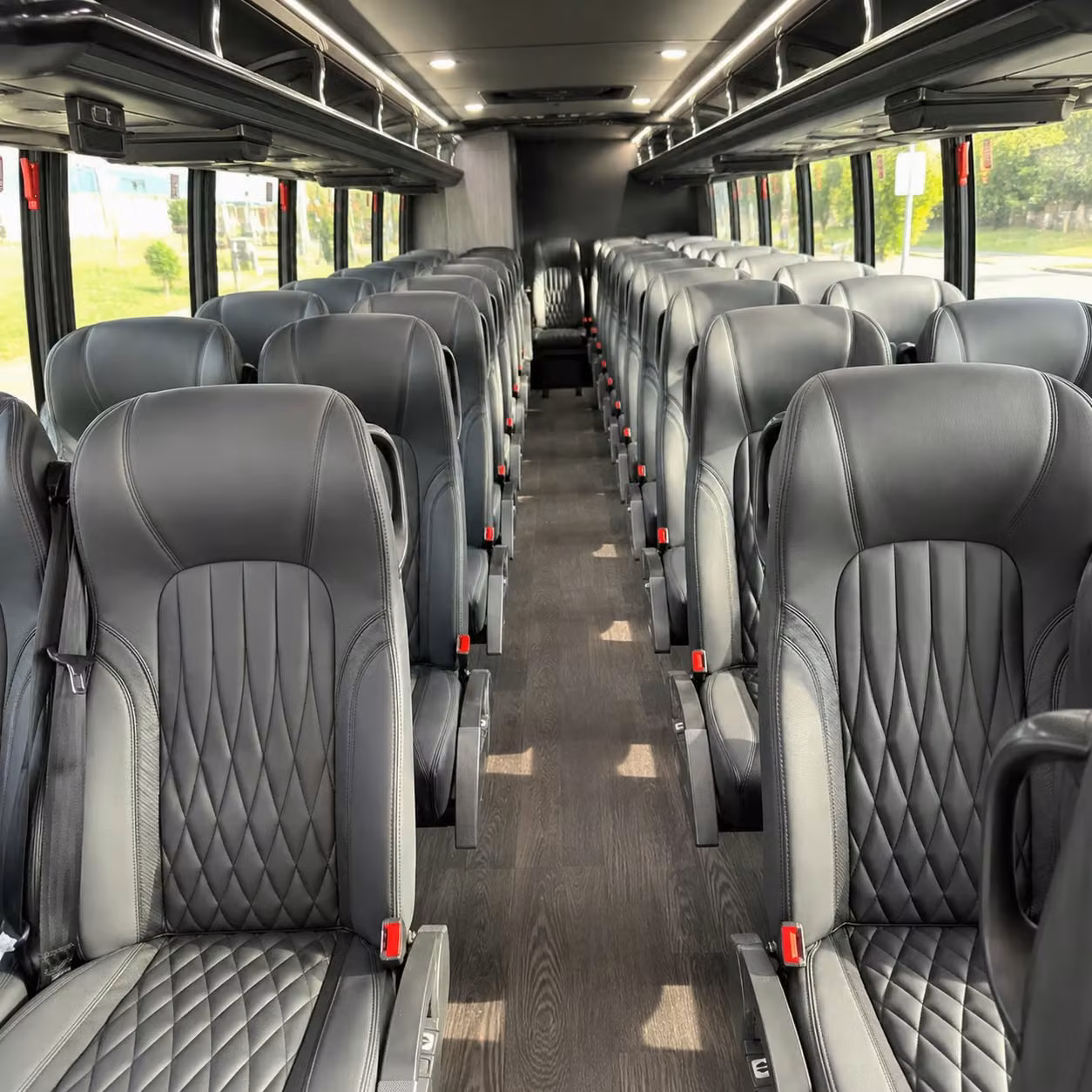 35 passenger minibus inside