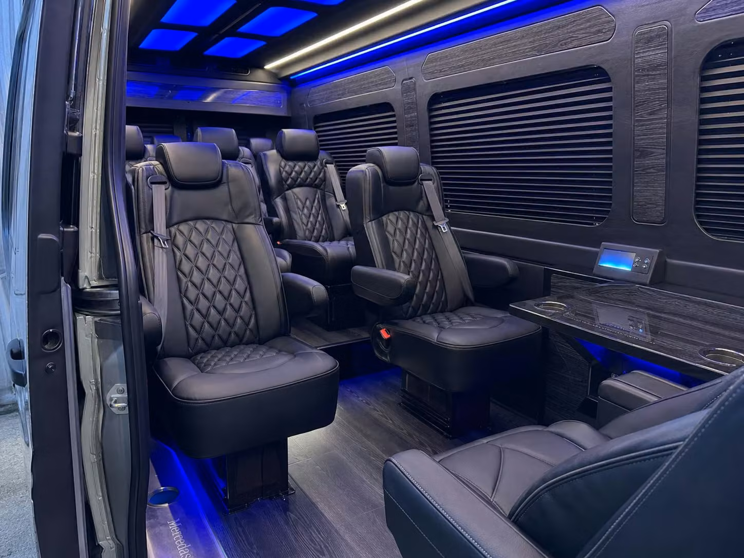 sprinter van transportation for groups and events across lawrence