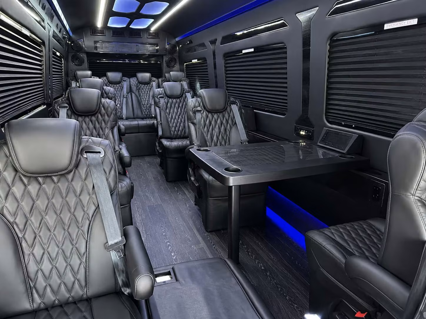 sprinter van with driver inside
