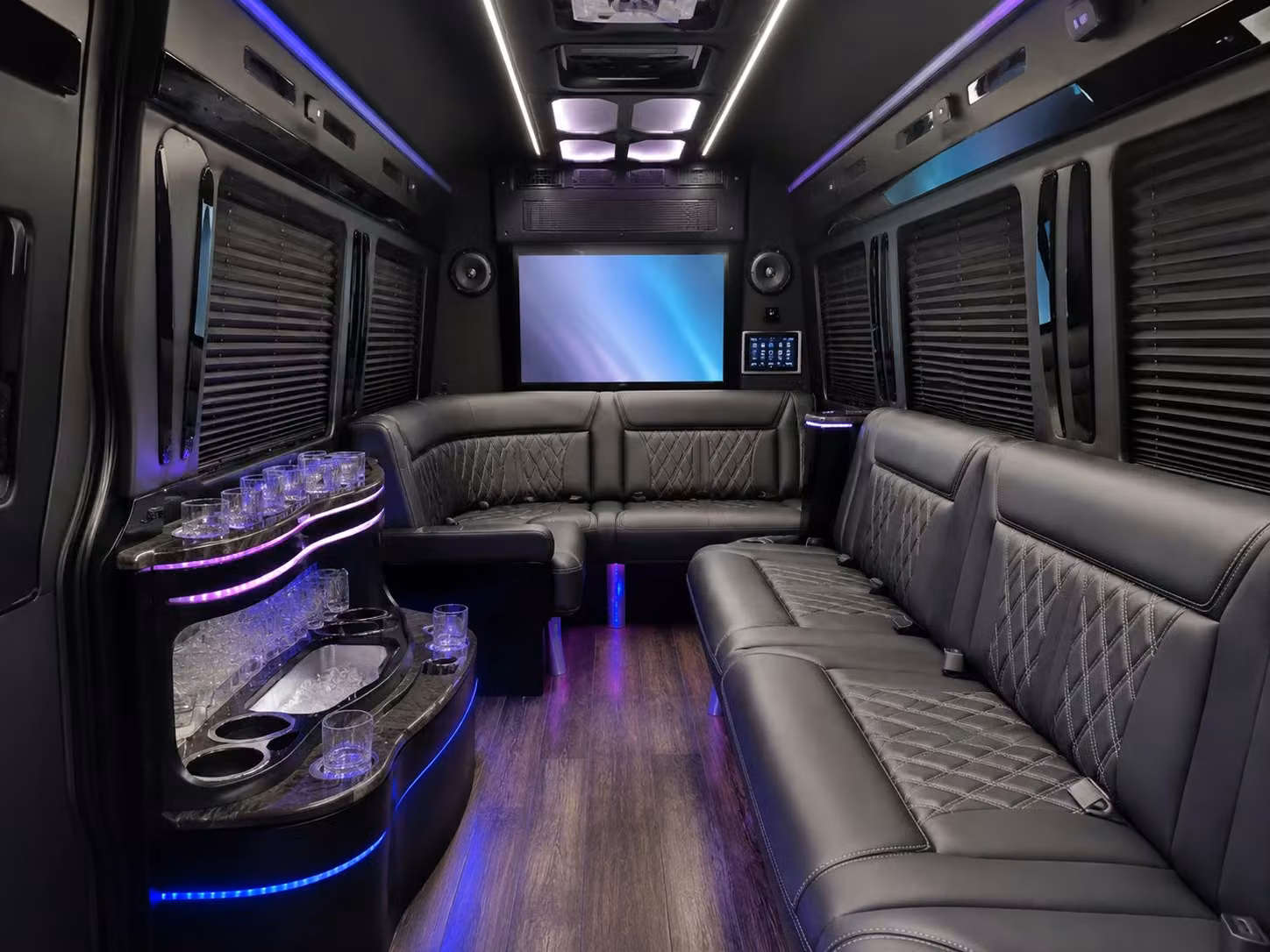 wedding reception shuttle service on massachusetts street and downtown lawrence